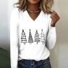 Comfy Long Sleeve Print Top