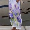 Casual Floral Loose Pants