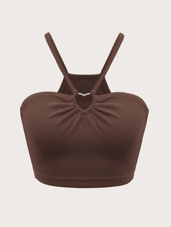 CoffeeSleevelessCropTop-01.jpg Women Summer Sleeveless Crop Top Y2K Basic Style Knitted T Shirt/1-1-1-1