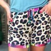 Women's Wide Leg Shorts Casual Shorts Black White Yellow Beach Wear Casual Holiday Vacation Weekend Side Pockets Print Micro-elastic Short Comfort Graphic S M L XL 2XL